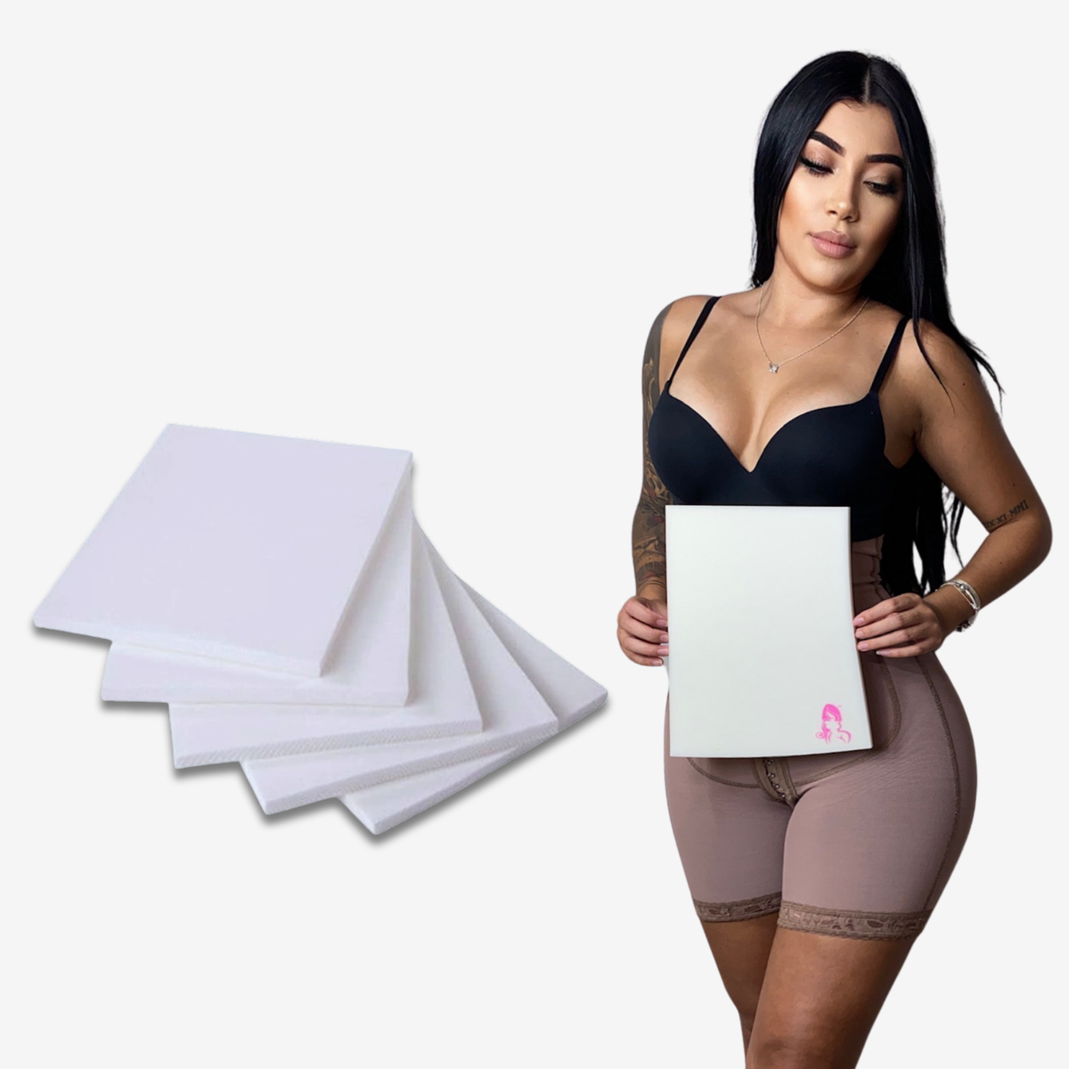 Lipo Foam 5 PACK Liposuction Tummy-tuck C-Section Post-Op Recovery - Bombshell Booty Pillow
